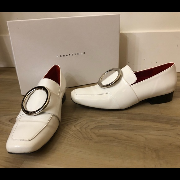 Dorateymur Harput White Patent Loafer - Picture 2 of 8